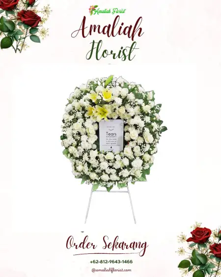 Krans Bunga Duka Kedondong